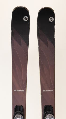 Used 2019 Blizzard Black Pearl 82 SP Skis With Bindings, Size: 152 (241055)