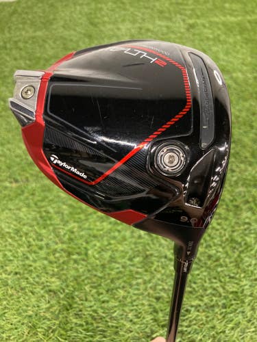 Used Men's TaylorMade Stealth 2 Driver Right Handed Stiff Flex 9 Loft