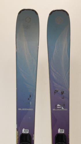 Used 2019 Blizzard Black Pearl 88 SP Skis With Bindings, Size: 159 (241053)