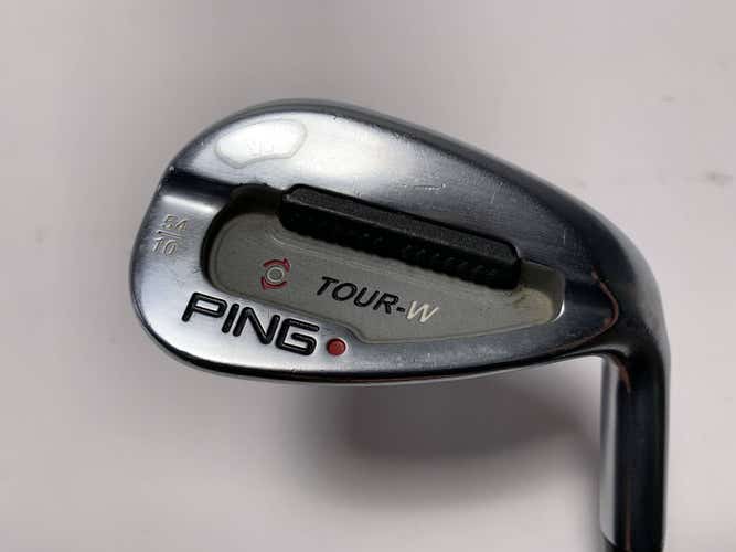 Ping Tour-W Brushed Silver 54* 10 W-Grind Red Dot 1* Flat AWT Stiff Steel RH