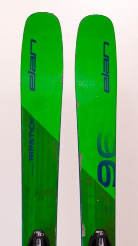 Used 2018 Elan Ripstick 96 Skis With Bindings, Size: 174 (241052)