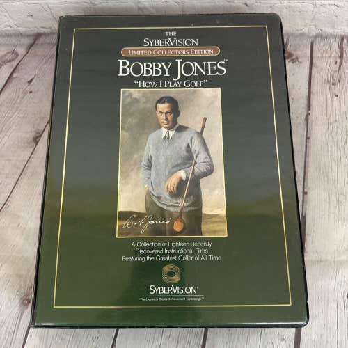 SyberVision How I Play Golf Golf with Bobby Jones 18 Instructional Videos VHS