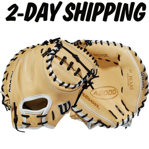 *NEW* Wilson A2000 CM33 33" Baseball Catcher's Mitt WBW10011533  ►2-DAY SHIPPING◄