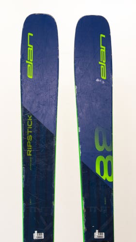 Used 2020 Elan Ripstick 88 Skis With Bindings, Size: 172 (241045)