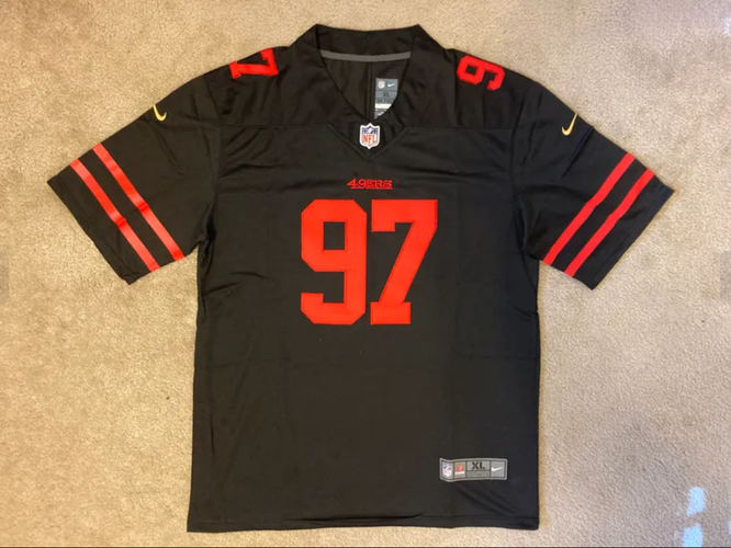 NEW - Men's Stitched Nike NFL Jersey - Nick Bosa - 49ers - L-2XL - Black