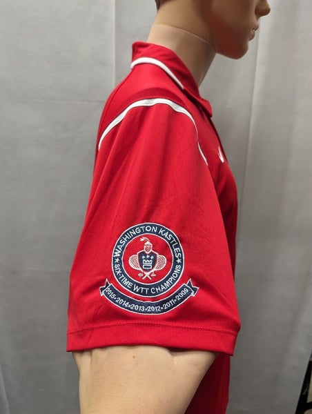 Washington Kastles Nike Staff Polo S Red WTT