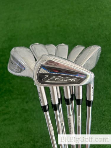 NEW Cobra Rad Speed One Length Iron Set 5-G / KBS Tour One Length Regular