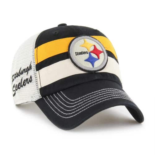 2024 47 Brand Men's Pittsburgh Steelers Clubhouse Boon Cleanup Adjustable hat