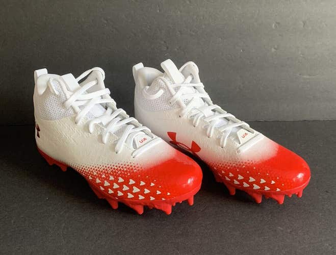 new youth size 6 Under Armour Spotlight Select 3 Football/lacrosse Cleats- 3026979-100