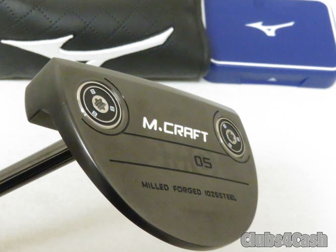 Mizuno M-Craft OMOI 05 Putter Mallet Black ION 35" +Cover & Kit  LEFT LH   MINT