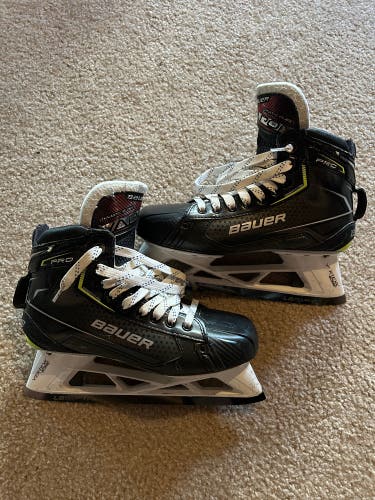 Custom Bauer Pro Goalie Skates - Senior Size 8 - Pro Stock