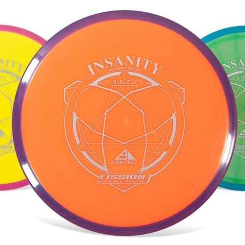 New Axiom Fission Insanity Disc Golf Driver Various Colors