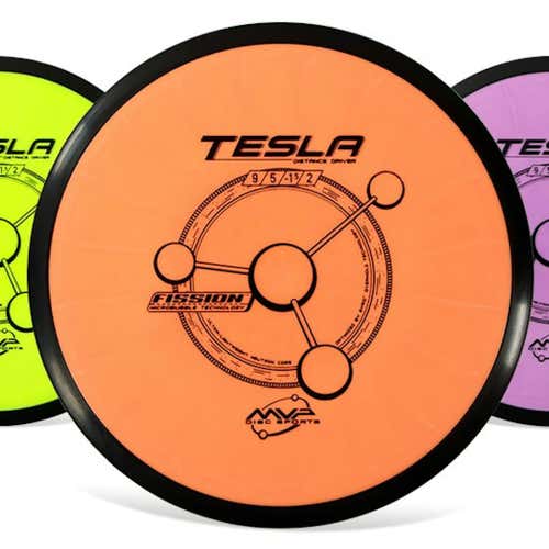 New Mvp Fission Tesla Disc Golf Driver Various Colors