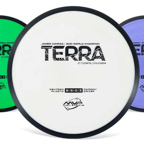 New Mvp Neutron Terra Disc Golf Driver Various Colors
