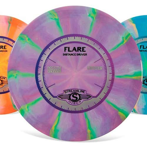 New Streamline Cosmic Neutron Flare Disc Golf Driver Various Colors