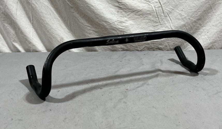 Salsa Cycles Bell Lap 52cm Black Aluminum Cyclocross Drop Handlebar 26mm Clamp