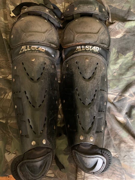 Used All Star LG912PS Catchers Leg Guards And Chest Protector
