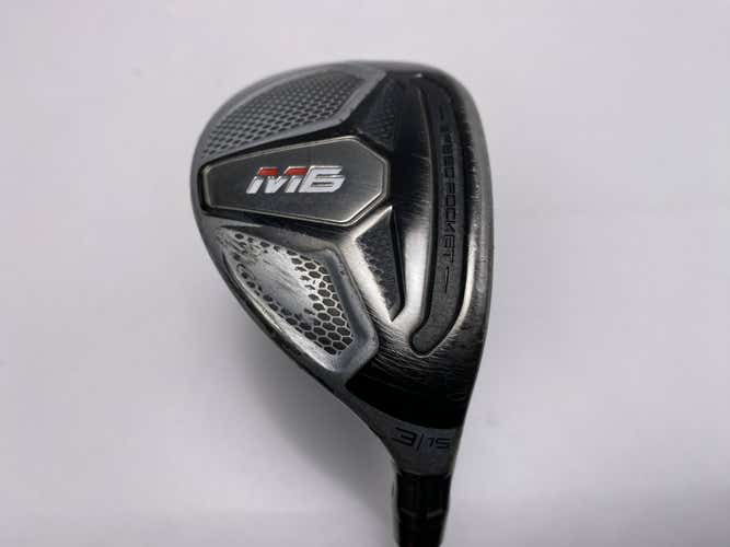 TaylorMade M6 3 Hybrid 19* Fujikura Atmos 7S Stiff Graphite Mens RH