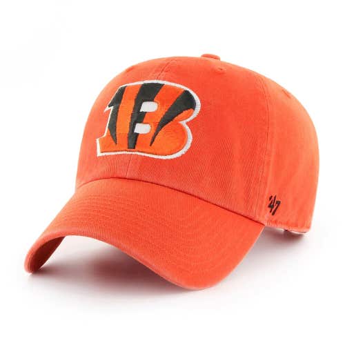 2024 Orange Cincinnati Bengals 47 Brand Cleanup Adjustable (Dad Cap)