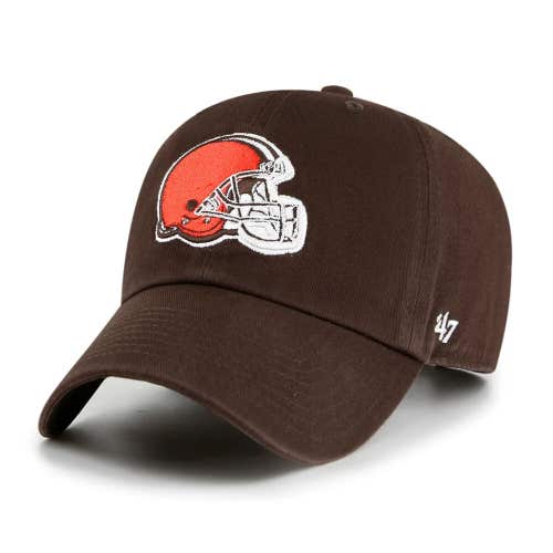 2024 Brown Cleveland Browns 47 Brand Cleanup Adjustable (Dad Cap)