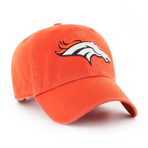 2024 Orange Denver Broncos 47 Brand Cleanup Adjustable (Dad Cap)