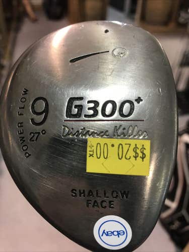 Distance Killer G300+ 27° Golf Fairway 9 Wood PGC-100 UniFlex Graphite Shaft