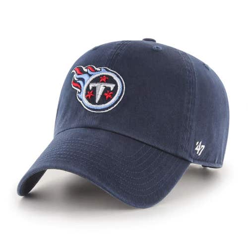 2024 Tennessee Titans Navy 47 CLEAN UP Adjustable (Dad Cap)