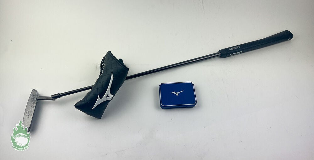 New LH Mizuno M Craft OMOI 02 Black Ion Forged 34" Putter Steel Golf Club