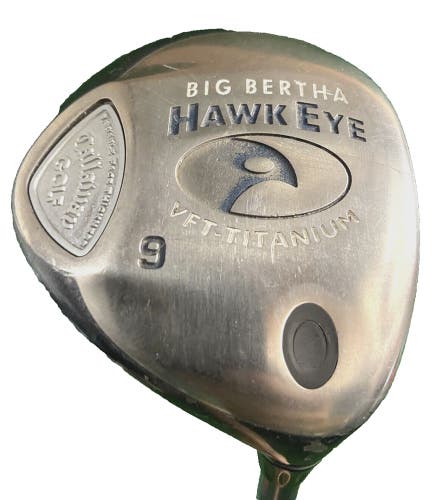 Callaway Big Bertha Hawk Eye VFT 9 Wood 25* RH 50g Ladies Graphite 40" New Grip