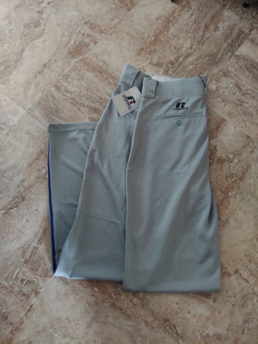 Gray New XL Adult Men's Russell Athletic Game Pants