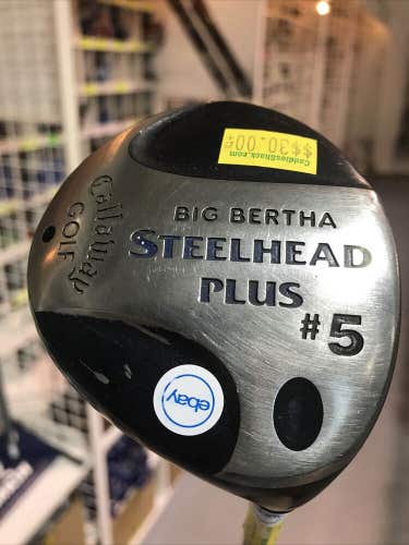 Callaway Big Bertha Steelhead Plus Fairway 5 Wood Regular Flex Graphite Shaft