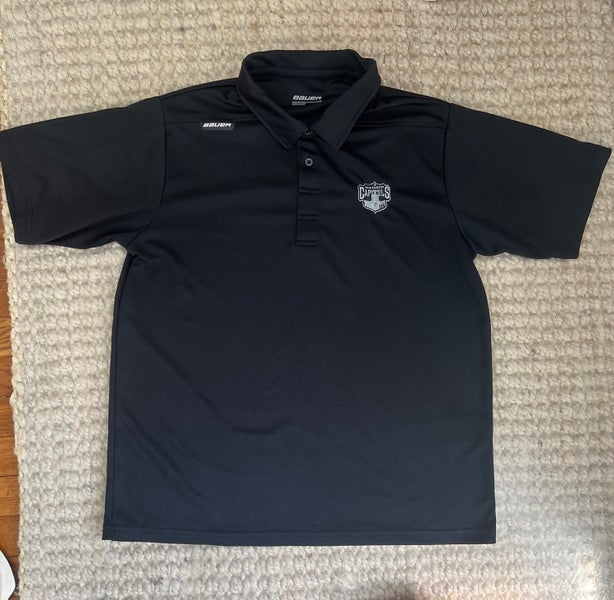 Madison Capitols (USHL) Men’s Bauer Golf Shirt -used