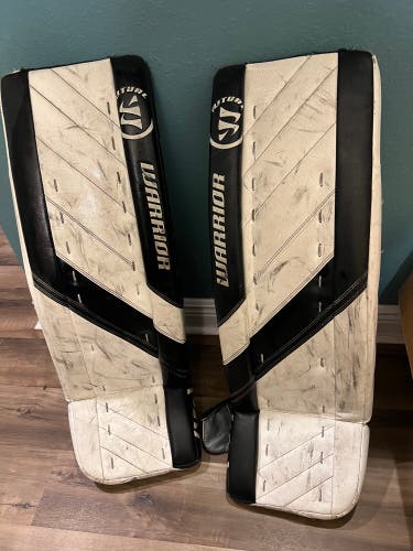 Used  Warrior Ritual G4 Goalie Leg Pads