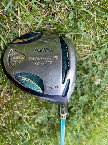 Used Men's Honma Beres Right Handed Fairway Wood 3-Star Regular Flex 3 Wood