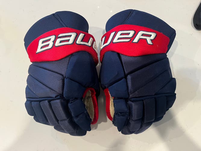 Bauer Vapor Pro Team Gloves (14” Navy/Red)
