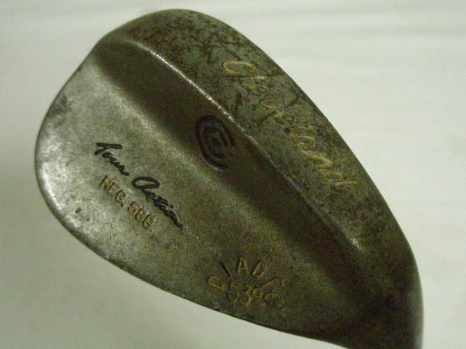 Cleveland 588 RTG Gap Wedge 53* (Steel, LEFT) Tour Action Diadic GW Raw Club LH