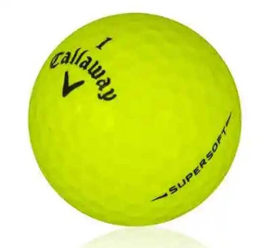 120 Callaway Supersoft Yellow Mint Used Golf Balls AAAAA *SALE!*
