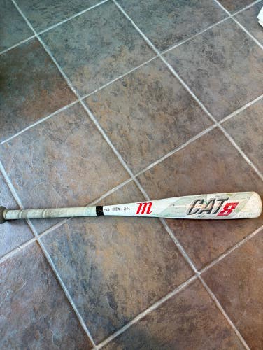 Used Kid Pitch (9YO-13YO) Marucci CAT8 Bat USSSA Certified (-10) Alloy 17 oz 27"