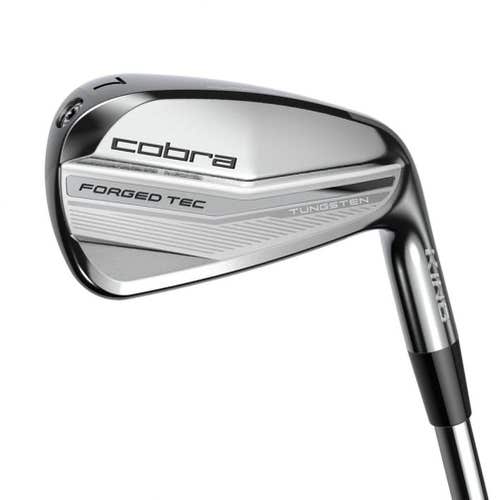 Cobra KING Forged Tec 2022 Iron Set 4-PW (Steel KBS $ Taper Lite Chrome Stiff,