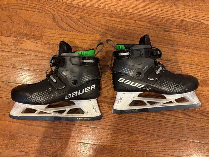 Used Senior Bauer Regular Width  8 Konekt Hockey Goalie Skates
