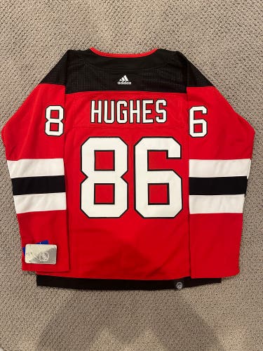 Jack Hughes New Jersey Devils Home Jersey size 50/medium