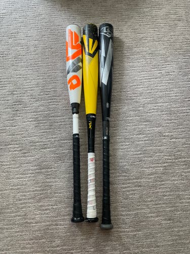 -3 and -5 Baseball Bats: Louisville Slugger Solo, Easton XL1, And Demarini CF 2021