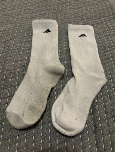 Adidas Men’s Medium White Athletic Crew Socks