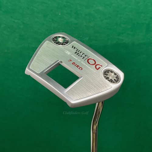 Odyssey White Hot OG 7 Bird 33.75" Double-Bend Mallet Putter W/ HC