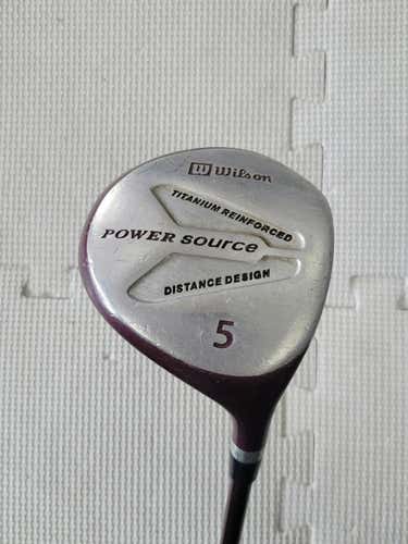 Used Wilson Powersource 5 Wood Ladies Flex Graphite Shaft Fairway Woods