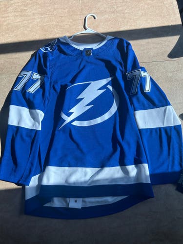 Signed Victor Hedman Tampa Bay Lightning New Size 52 Men's Adidas Jersey with CoA
