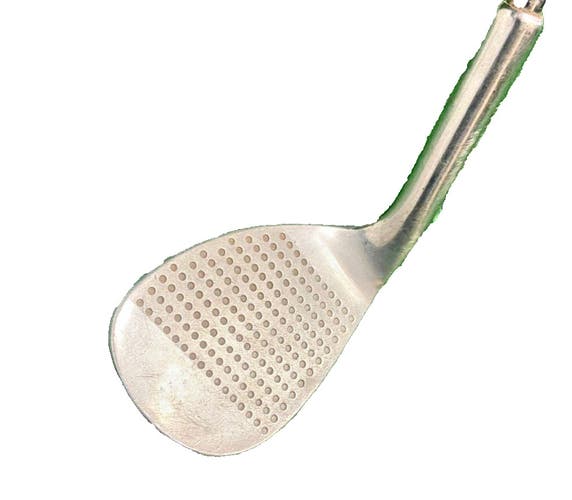 Strong's R-21 Sand Wedge Personal Sand Iron RH Men's Fluted Stiff Steel 35" Nice