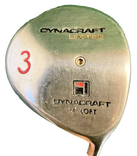 Dynacraft Limited 3 Wood 14* Senior Flex Steel 42" Good Jumbo Grip Men's RH
