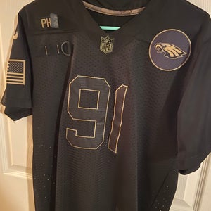 Fletcher Cox Black Used XL Boys Nike Jersey