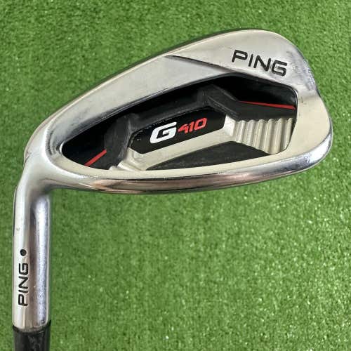READ Ping G410 Pitching Wedge PW Black Dot AMT 2.0 Stiff Flex Left Handed 35.5”